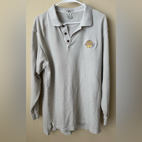 Los Angeles Lakers long sleeve collared shirt size large. - Picture 1 of 5